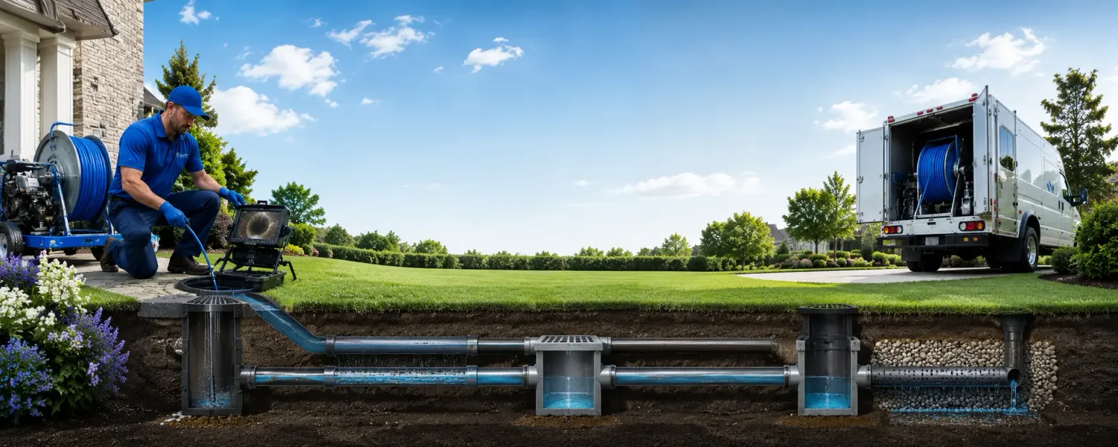 Outdoor drain cleaning information for Elberfeld, IN